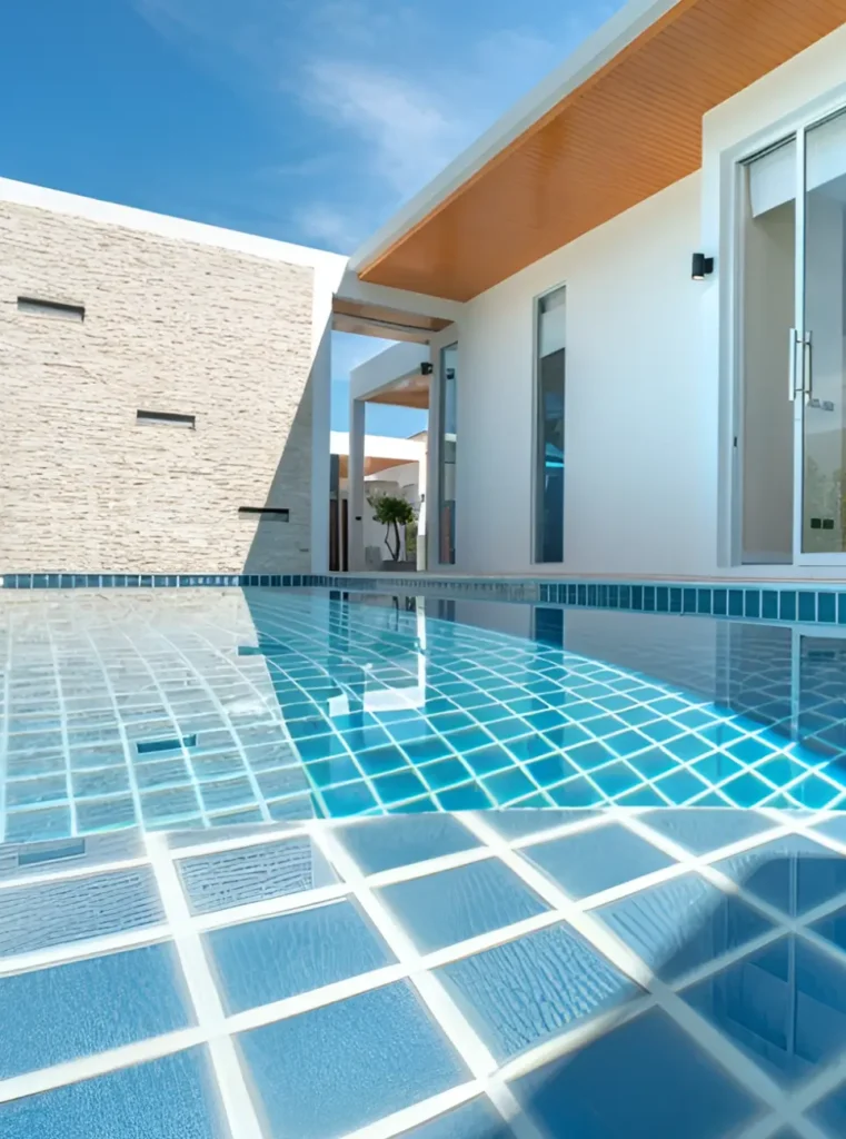 At Tiler Auckland transforming pool areas with professional long lasting swimming pool tiling
